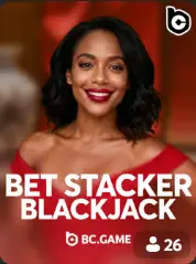Bet Stacker Blackjack BC Game Sesel game cover