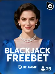 Blackjack Freebet BC Game Sesel game cover