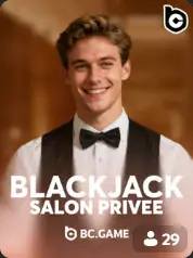 Blackjack Salon Privee BC Game Sesel game cover