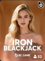 Iron Blackjack BC Game Sesel game cover